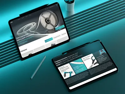 LTC Landing branding design graphic design illustration lamp landing led led lamps led strings leds logo rhino digital tilda typography ui ux vector website