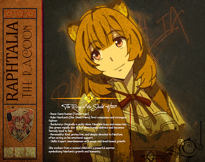 Raphtalia graphic design