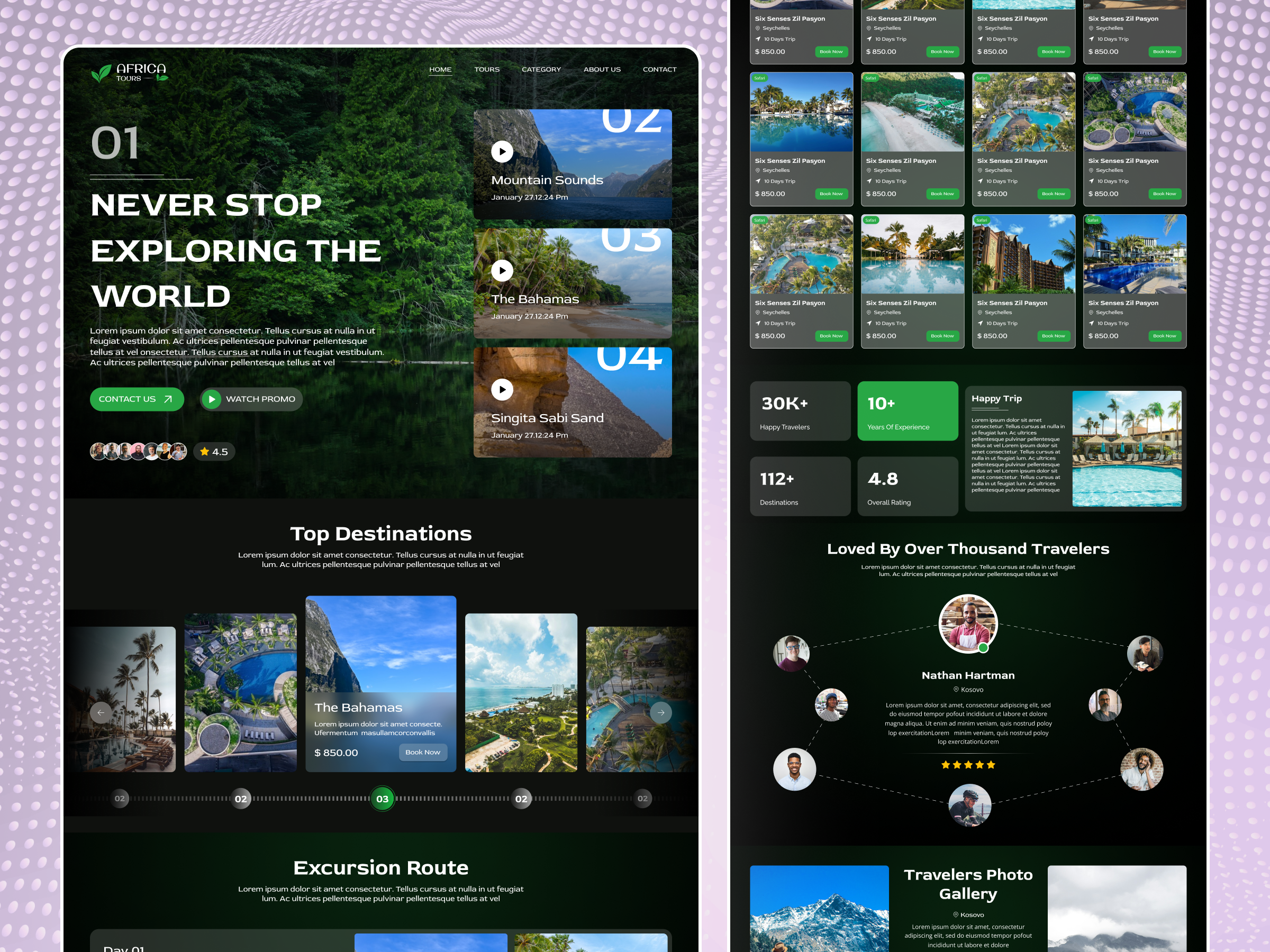 Example of Website UI/UX Design