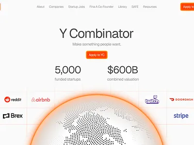 Y-Combinator homepage redesign