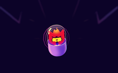 The Devil's Pill animation character graphic design motion graphics pill pink