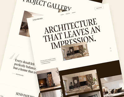 Architecural Design Studio | UI/UX Design architectural design architecture creative portfolio design interior design landing page portfolio ui ux design user experience user interface web design