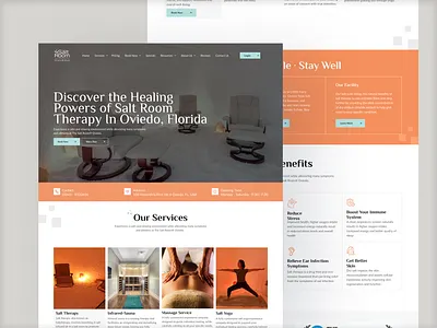 Salt Room Business Website Design adobexd design designweb figma illustration interaction design logo ui uidesign user interface design ux research websdesign website websitedesign webui