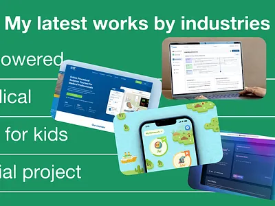 ✨ My Latest UX/UI Projects by Industry ai powered app design graphic design product design ui ux web
