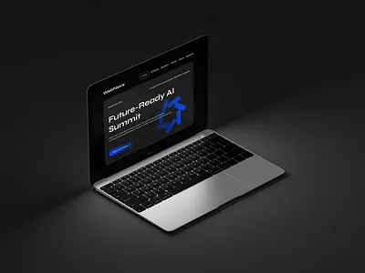 WebNexis - AI Summit Landing Page figma graphic design landing page ui uiux ux