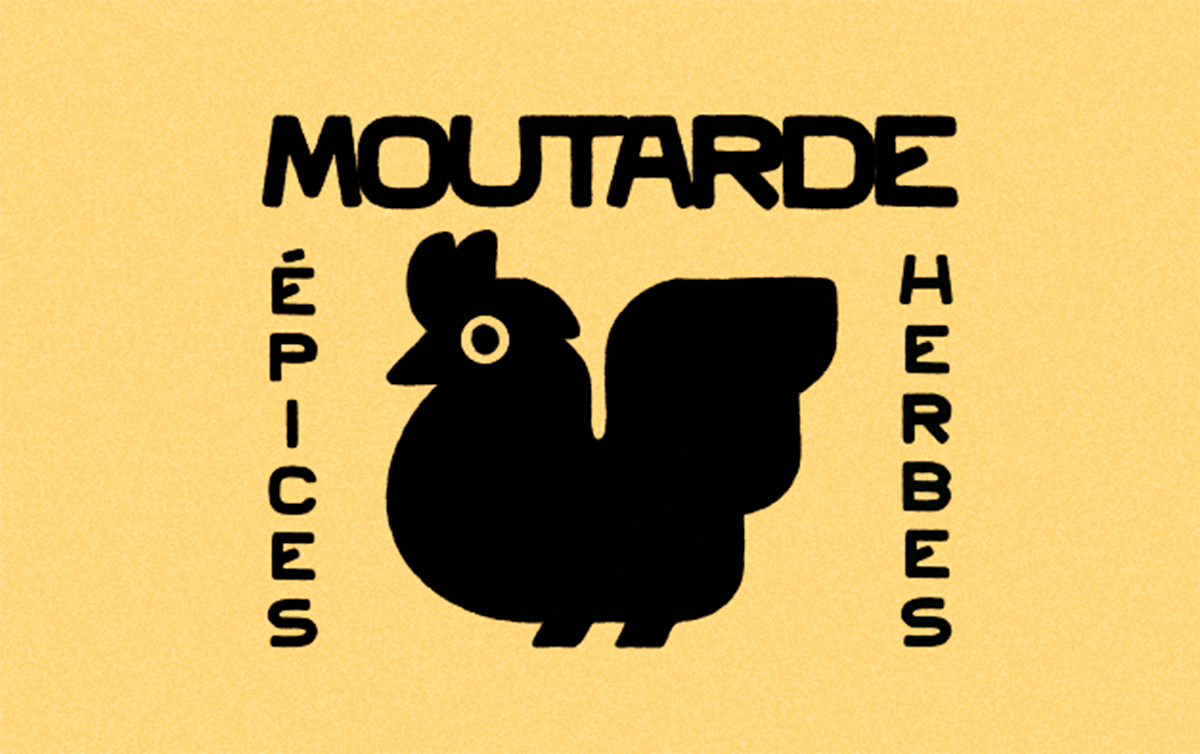 Mustard seeds & rooster - Spices packaging 02 brand branding design graphic design herbs illustration logo mustard mustard packaging packaging packaging design rooster rooster logo spice spice packaging yellow design