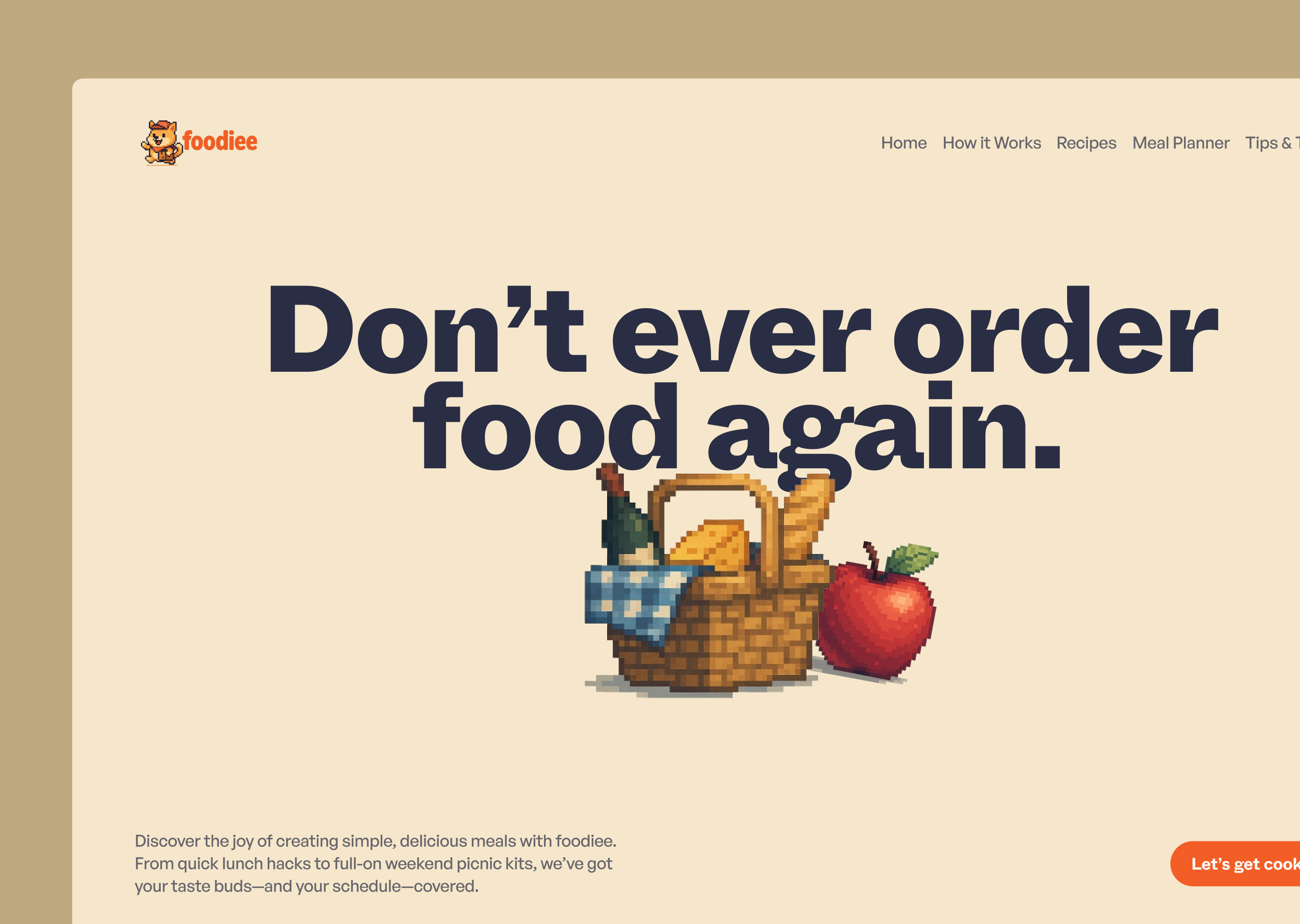 Food Landing Page app branding colors delivery design food hero illustration landing logo pixel product design sidebar ui ux web
