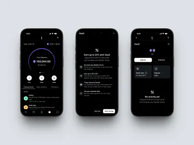 Crypto wallet blockchain connect wallet crypto crypto wallet defi earn mobile app product product design stake ui uiux wallet web3