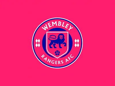 Baller League Wembley Rangers FC badge badgedesign baller league branding design football graphic design logo logodesign sports design sports logo