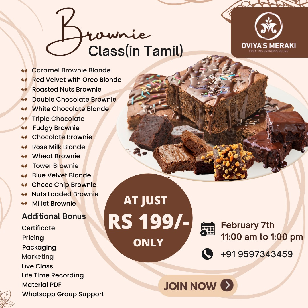Cake Baking Workshop Instagram Post and Story