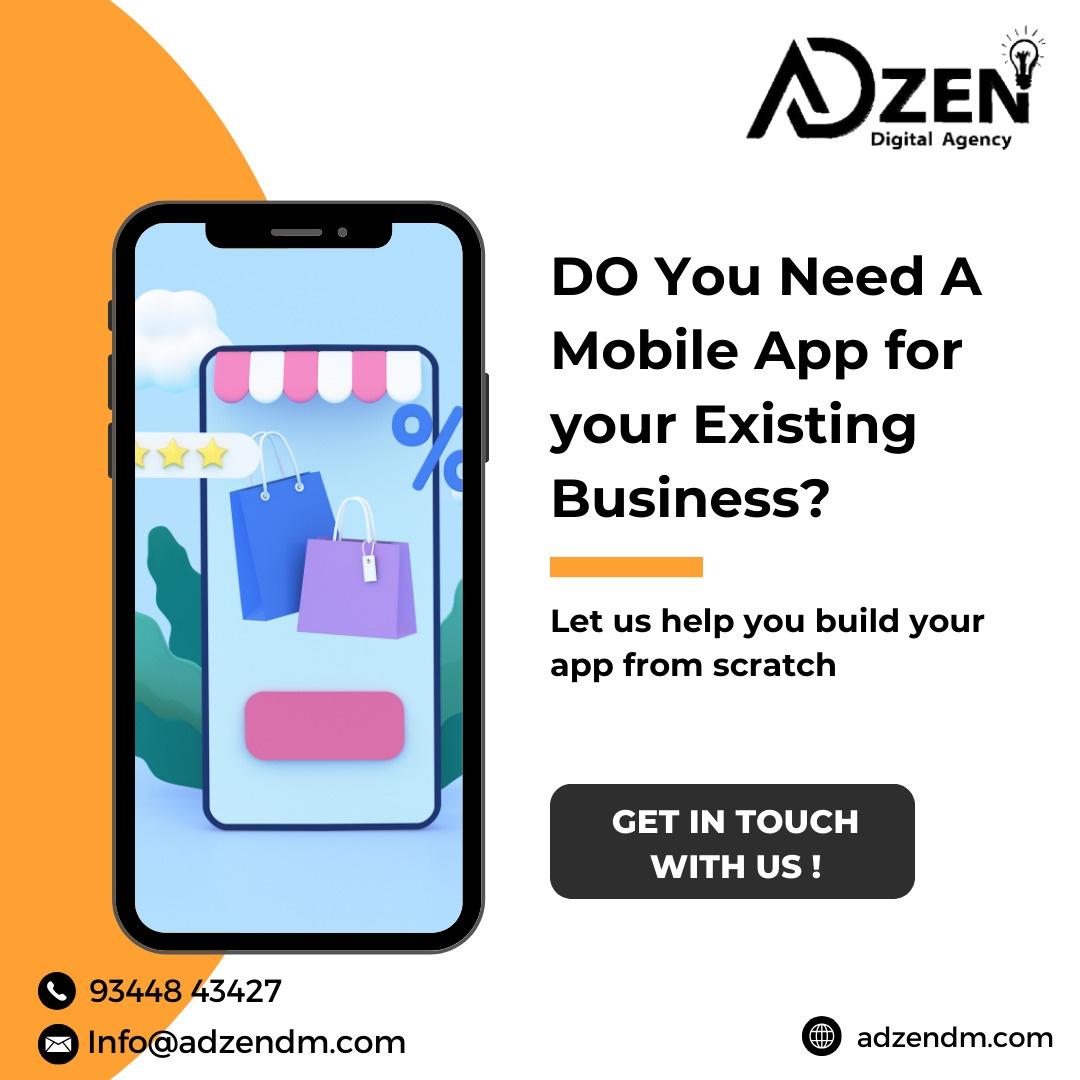 Mobile App Developnent ad for a Tech Startup