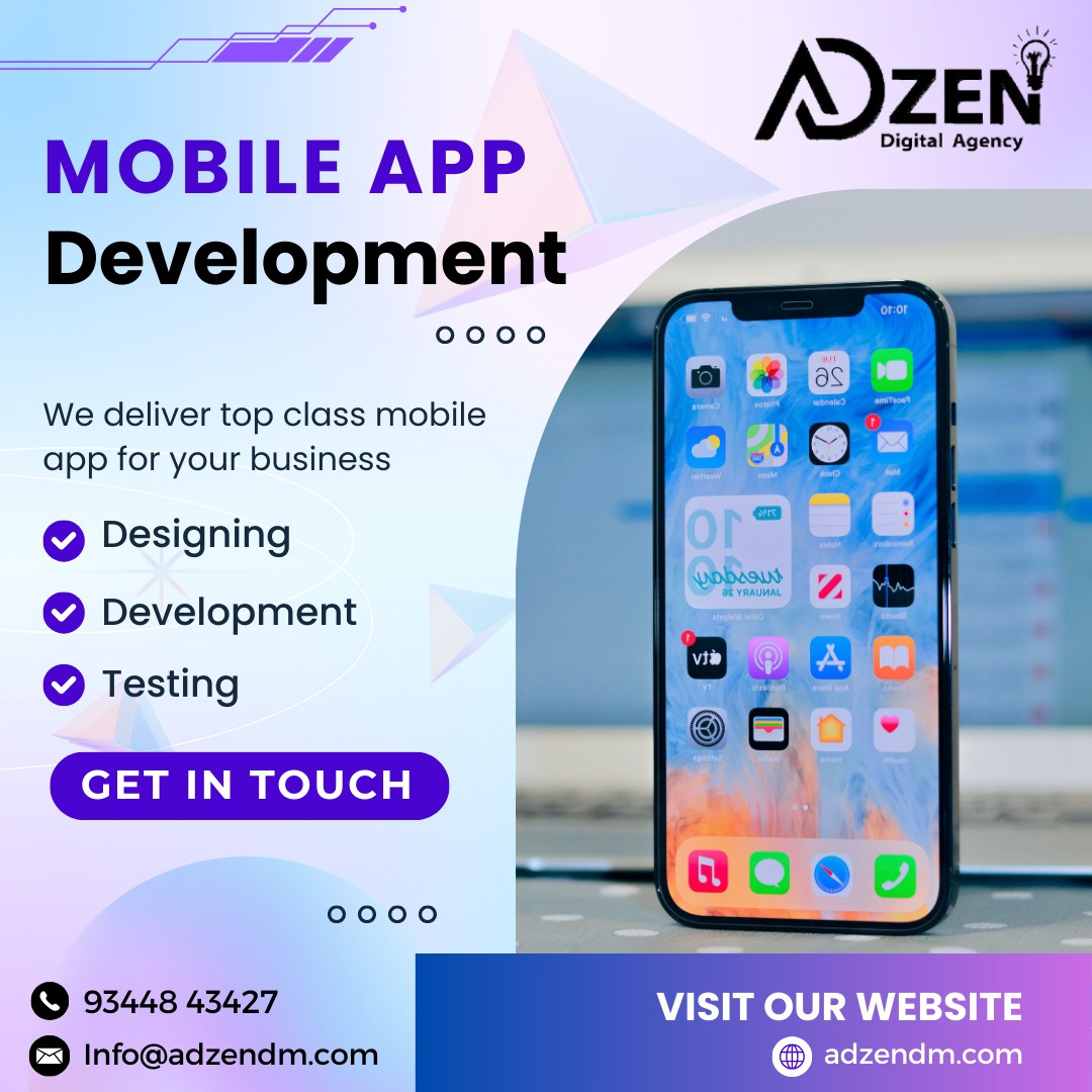 Mobile App Developnent ad for a Tech Startup