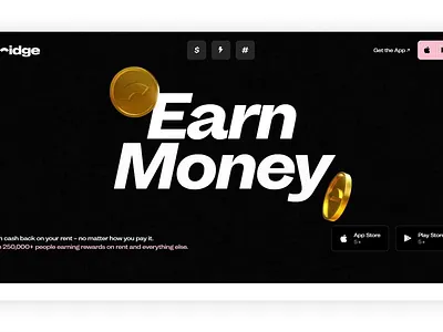 Bridge Money advertising design figma social advertising social media ui ux webflow webflow development website design