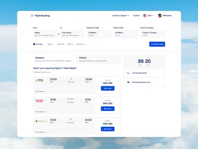 Flight Booking Website design flight flight booking flight booking website hr rumen landing page landing page design landingpage minimal online ticket online ticket booking search flight ticket booking travel travel website ui ux website website design