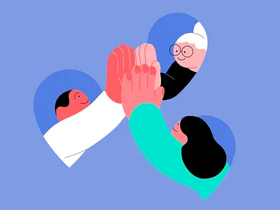 Team Spirit Unity Illustration character art color harmony community spirit emotional artwork family unity friendly faces group connection hand gesture heart shapes illustration inclusive art joyful drawing minimal design mutual support playful style positive vibes simple shapes team collaboration together strong uplifting mood