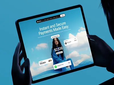 Cardless banking landing page design bank banking landing page digital banking financial landing page fintech fintech landing page framer framer development framer website landing page landing page design minimal online banking web design website