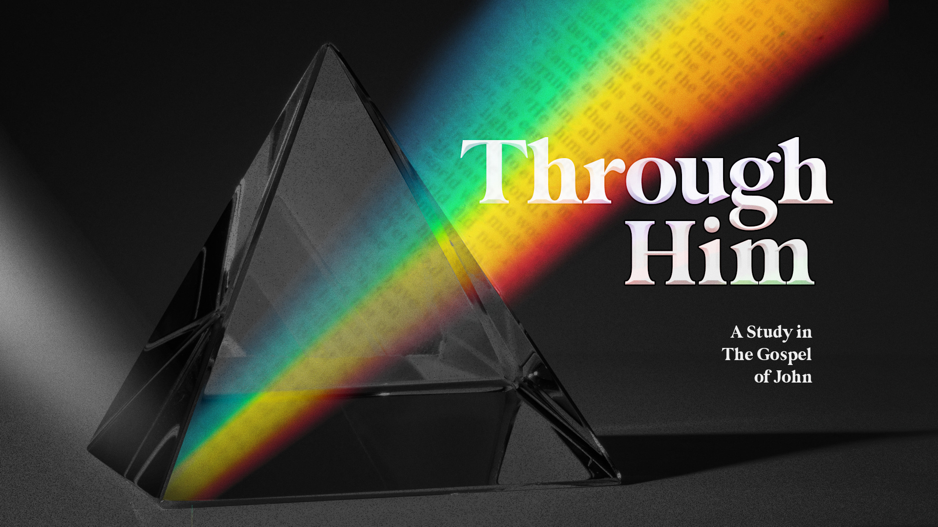 Through Him Sermon Series church graphic design sermon series