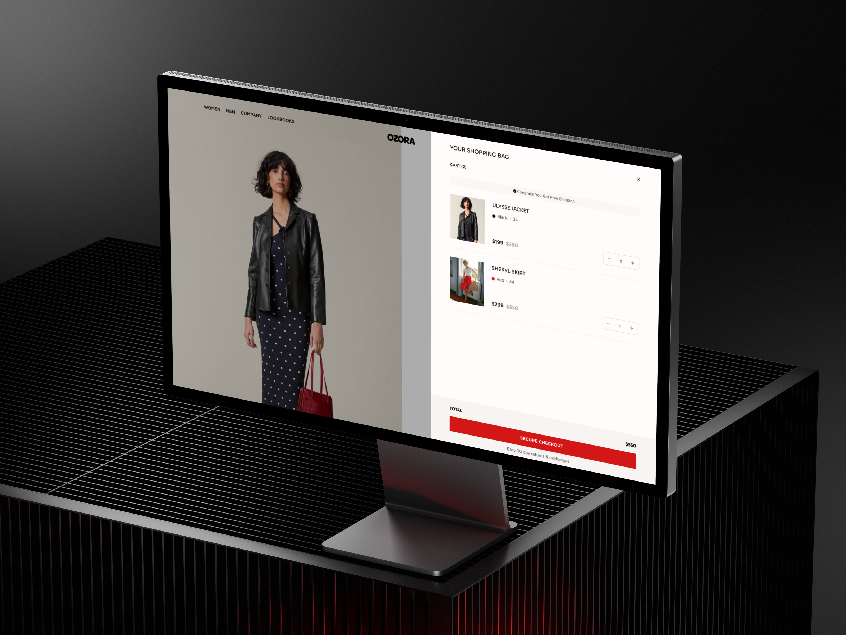 E-Commerce website (My Cart) cart checkout clothing design designer e commerce ecommerce fashion graphic design landing page product shopify ui ui ux ux web website