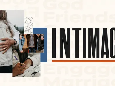 Intimacy - YA Series church design graphic design sermon series