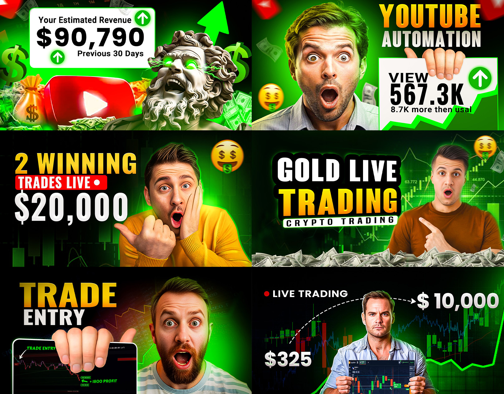 Example of You Tube Thumbnail Design