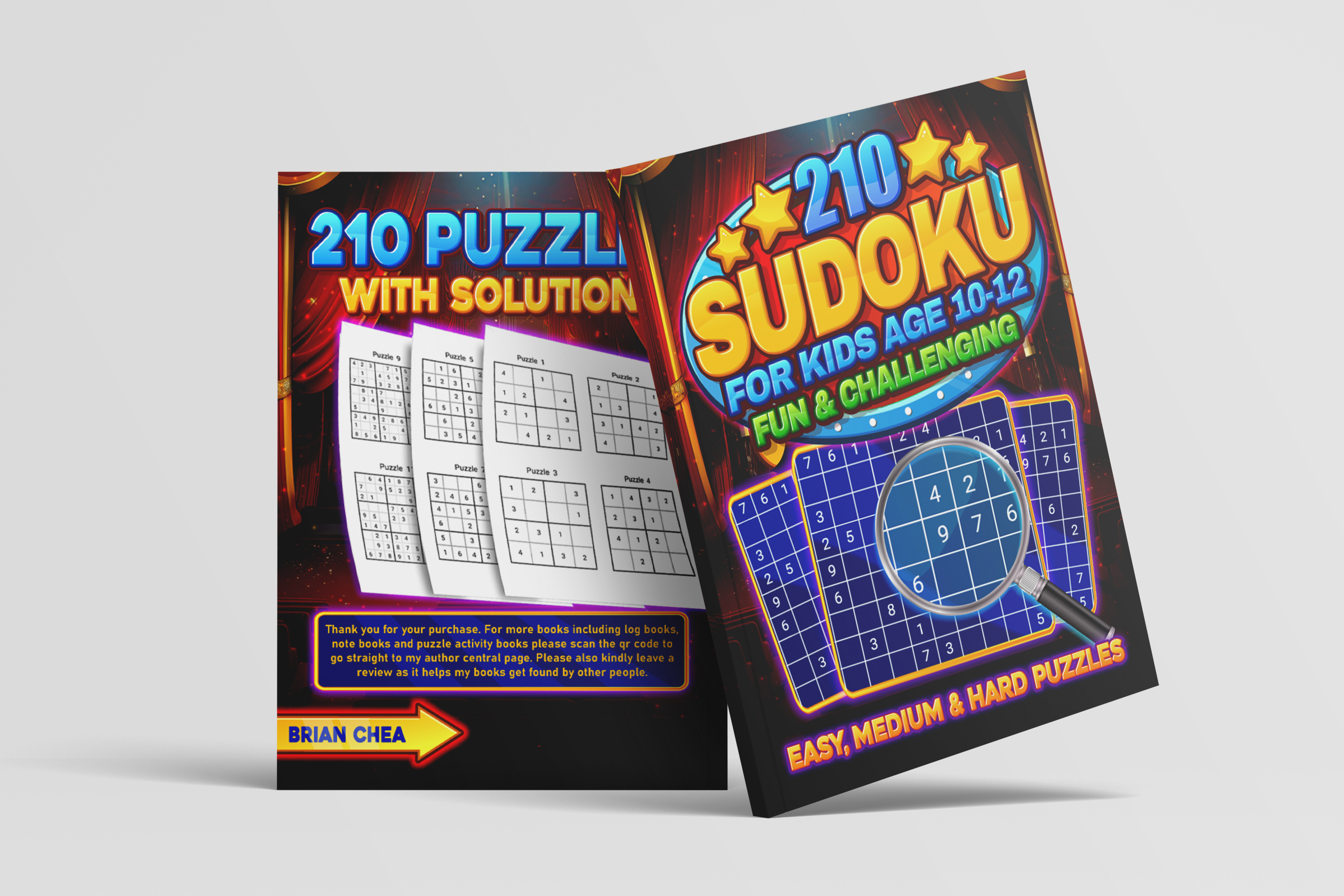 Example of Activity Book & Puzzle Book Design