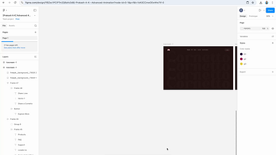 Ice Cream Cornetto Landing Page Animation. advanced protoyping animation figma ui webdesign
