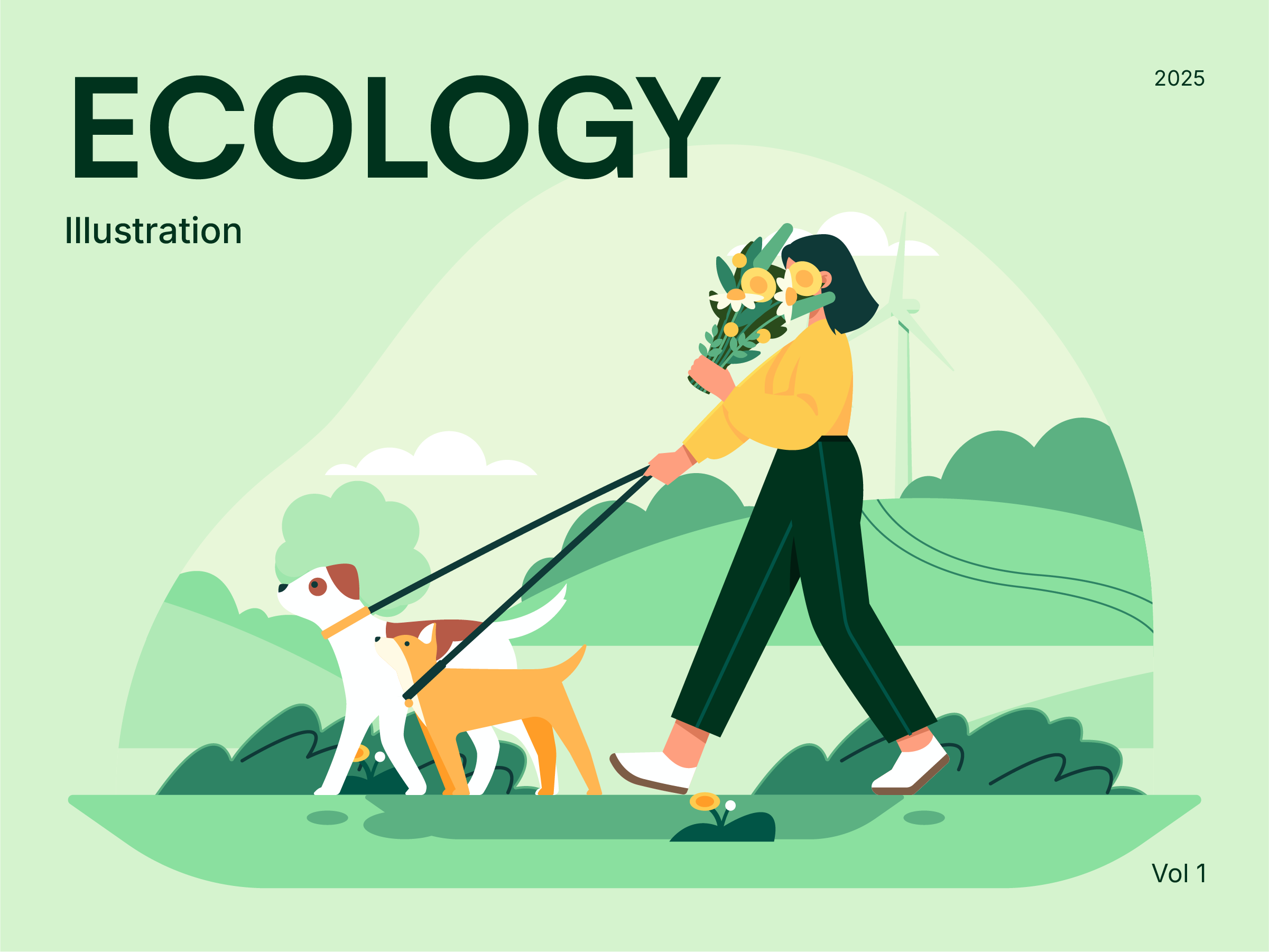 Ecology Illustration art characters design earthday ecology flat flat design flat illustration graphic design illustration nature sustainability ilustration