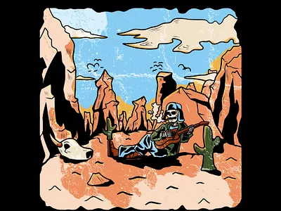 Dead Kurt artwork graphic design ilustration