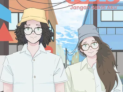 Fudes - Jangan Sakiti Aku artwork ilustration manga style single artwork