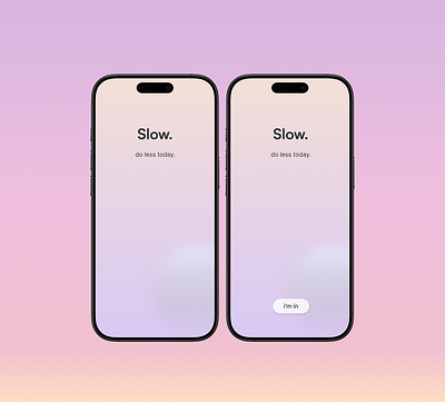 Slow. – an anti-productivity experiment study ui ux