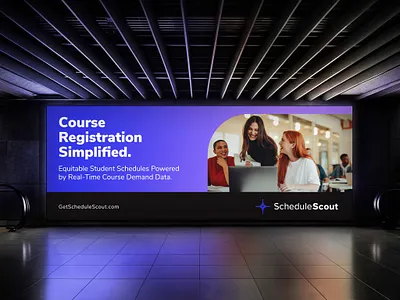 Billboard Schedule Scout billboard brand identity branding identity logo design logotype mark marketing web design