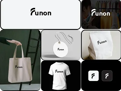 Funon logo design branding design graphic design icon illustrator latter logo
