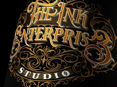 the ink enterprise tattoo graphic design logo logo vintage monogram tattoo logo type