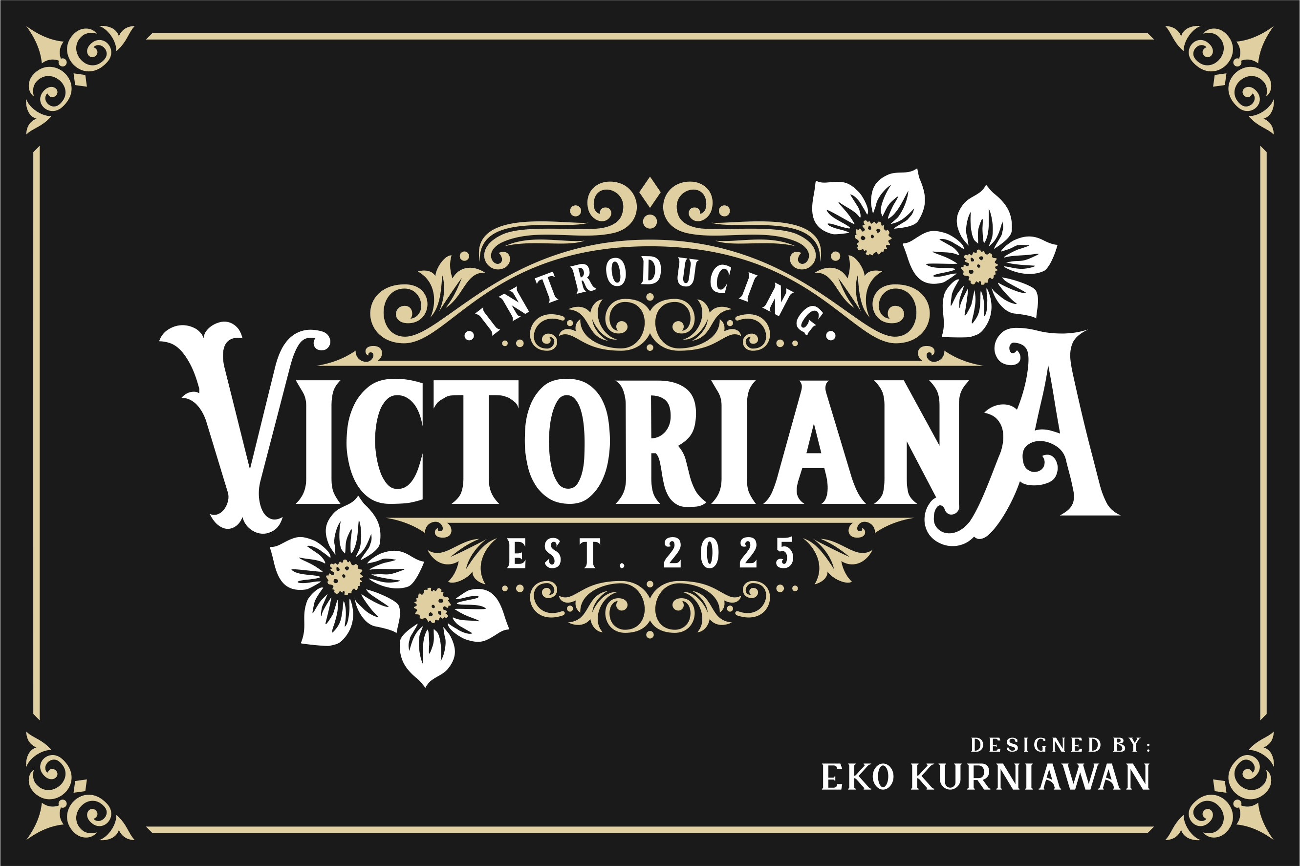 Victorian Font branding classic design elegant font graphic design illustration label logo magazine premium royal rustic typeface typography victorian vintage