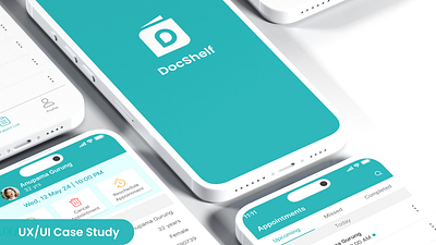 DocShelf - Appointment management case study case study product development ui ux