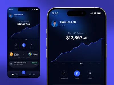Crypto Wallet App app design blockchainux cryptoapp cryptoux cryptowallet darkmodeui design financeui fintechdesign homieslab iosdesign mobile app mobileappdesign mobiledesign walletapp web3design