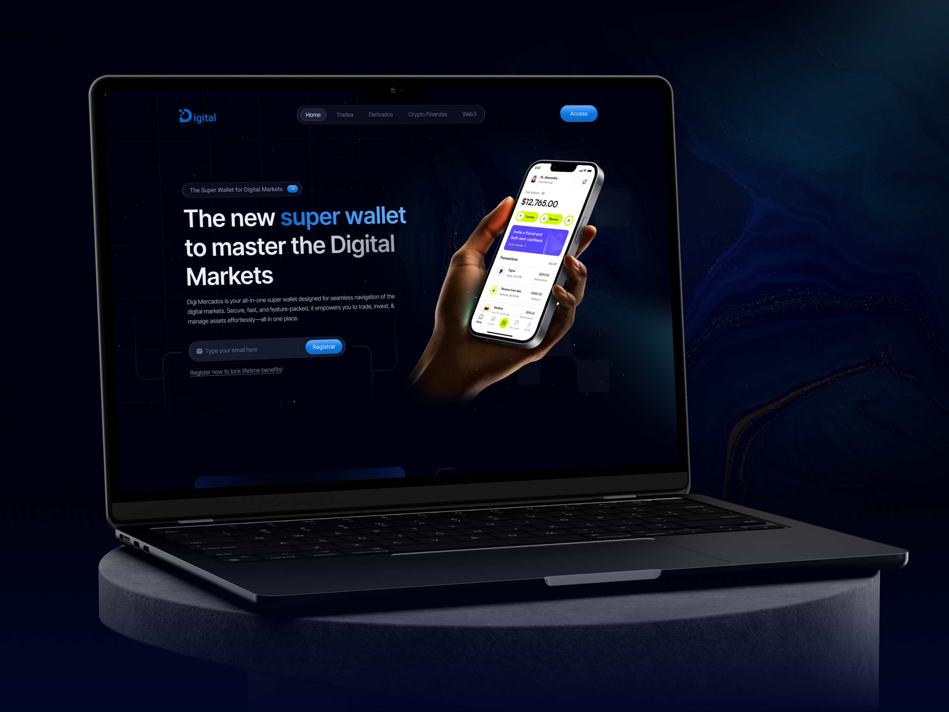 Crypto Digital Banking Wallet Website bank website design banking banking app crypto crypto landingpage crypto wallet digital banking digital wallet finance financial fintech invest landing page online payment trade wallet web design webdesign website