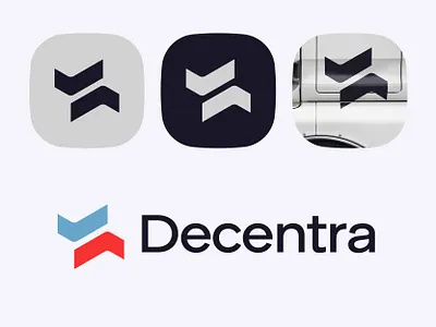 Decentra Logo Design For Security Brand brand brand identity branding design icon identity logo logo design logo mark logodesign logos logotype modern logo symbol vector