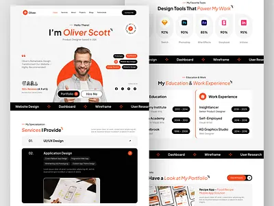 Personal Portfolio Website UIUX Design | Figma | Web Design app ui design app ui designer figma figma design figma ui designer figma ui kit graphic design hire ui ux designer minimal app personal portfolio portfolio ui ui design uiux user experience user interface ux web app designer web ux web ux design