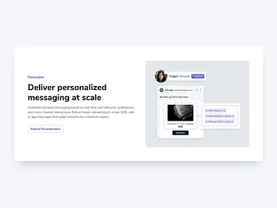 Email Personalization animation automation data email message messaging onesignal personalization
