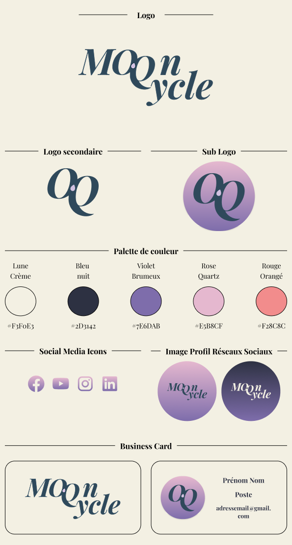 [BRANDING] MoonCycle – Complete Brand Identity branding graphic design identity logo