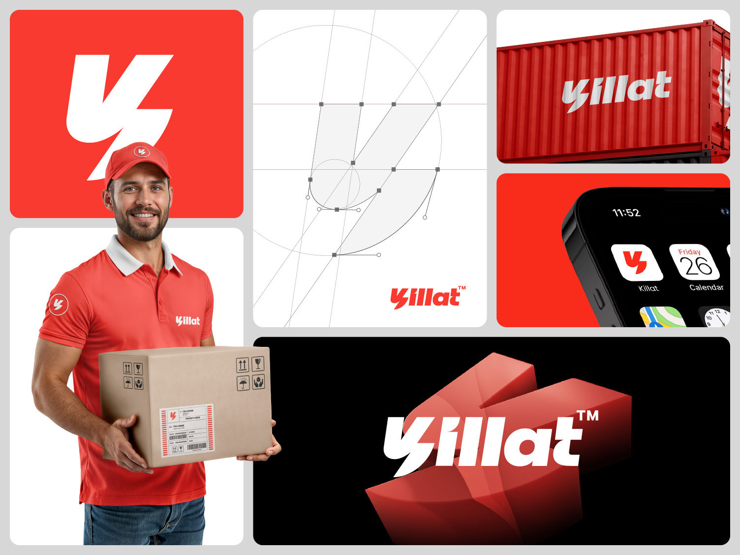 Example of Modern Logo With Brand Identity Design