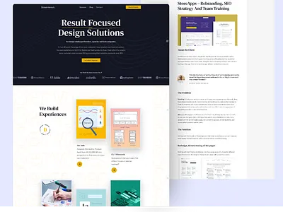 Digital Agency Website Design branding design solution digital digital agency graphic graphic desigm marketing agency uiux website design