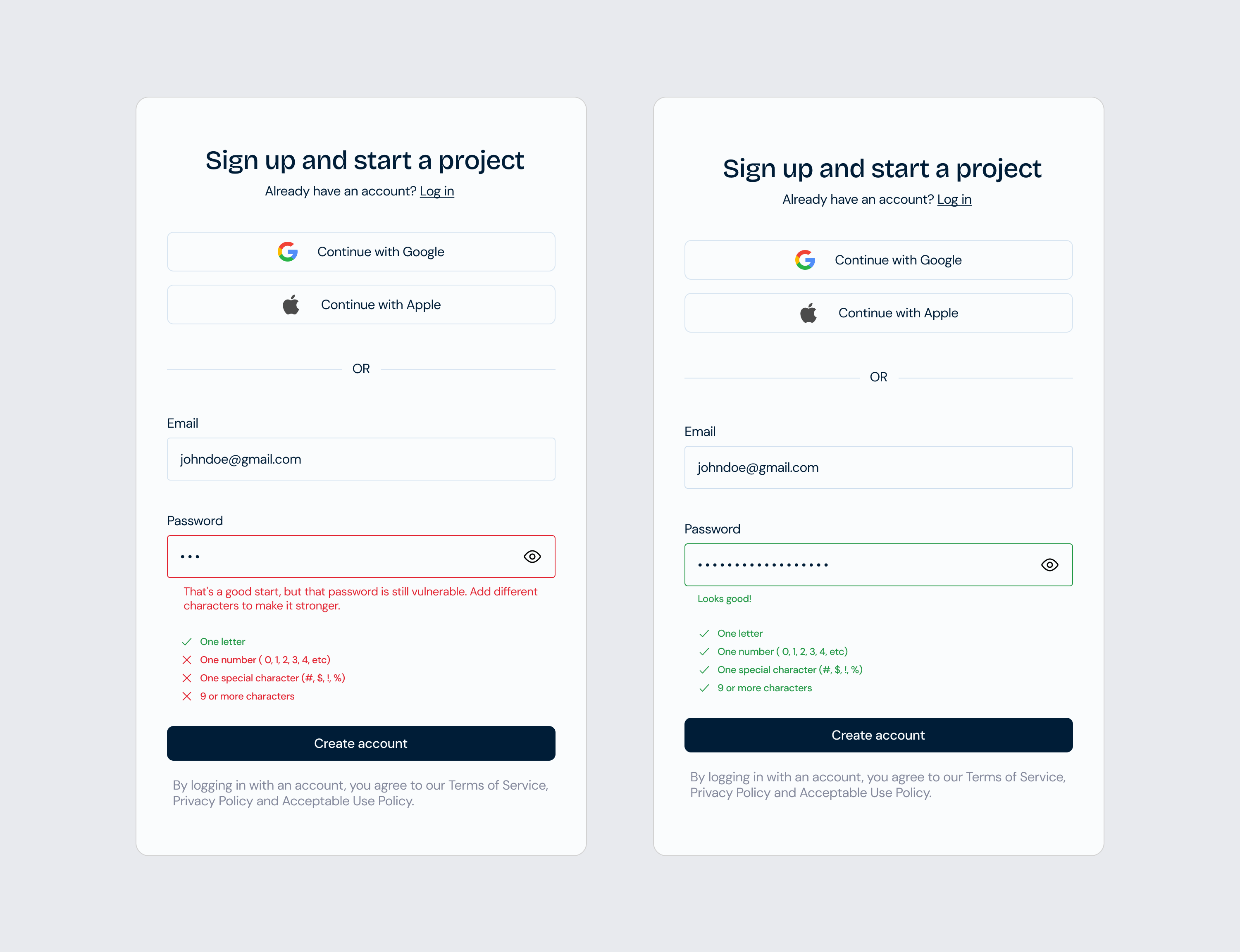Sign up page - clean UI clean log in modern onboarding sign up ui ui design user interface ux website