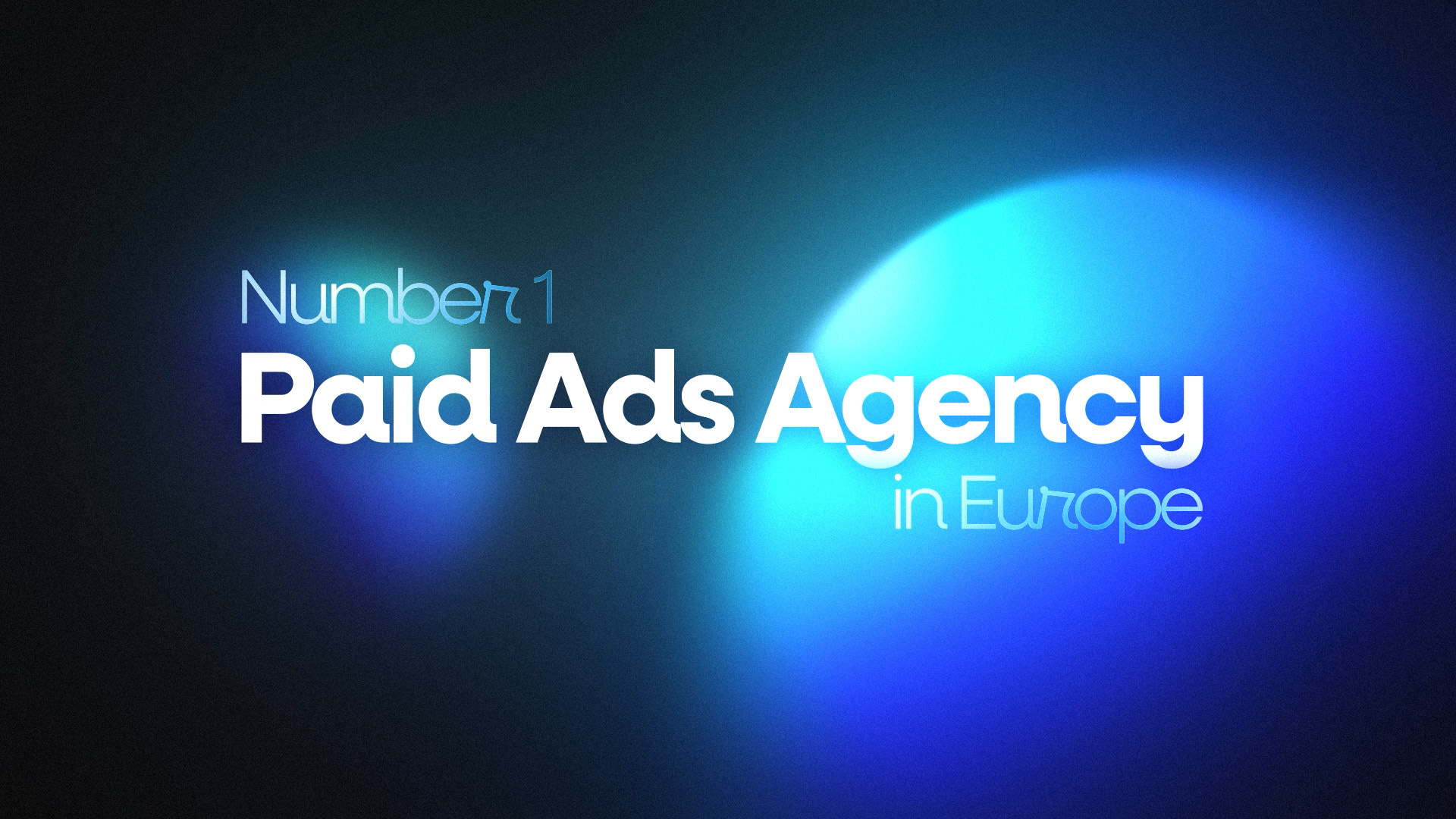 Full-sized Homepage Website Banner - European Paid Ads Agency adobe after effects ae after effects animation background banner gradient graphic design hero design homepage modern motion graphics ui web banner website website banner