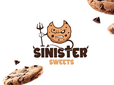 Sinister Sweets – Brand Concept branding characterdesign cookiebranding desertbranding dribbble foodlogo funbranding illustration logoconcept logodesign mascotdesign packagindesign playfullogo snacbrand