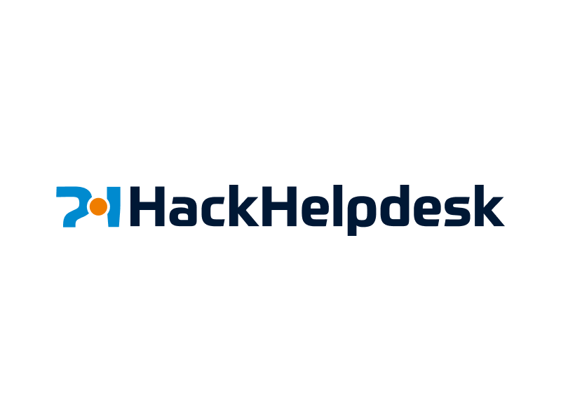 HackHelpdesk logo branding graphic design hack logo