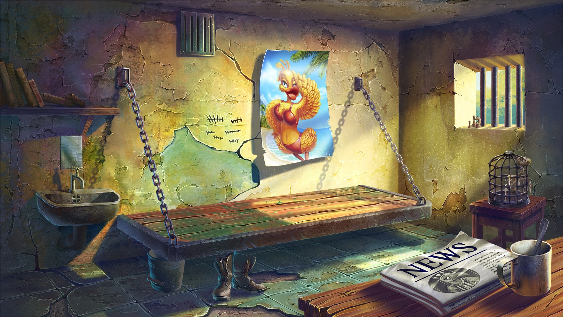 Example of Development Of Illustrations For Games