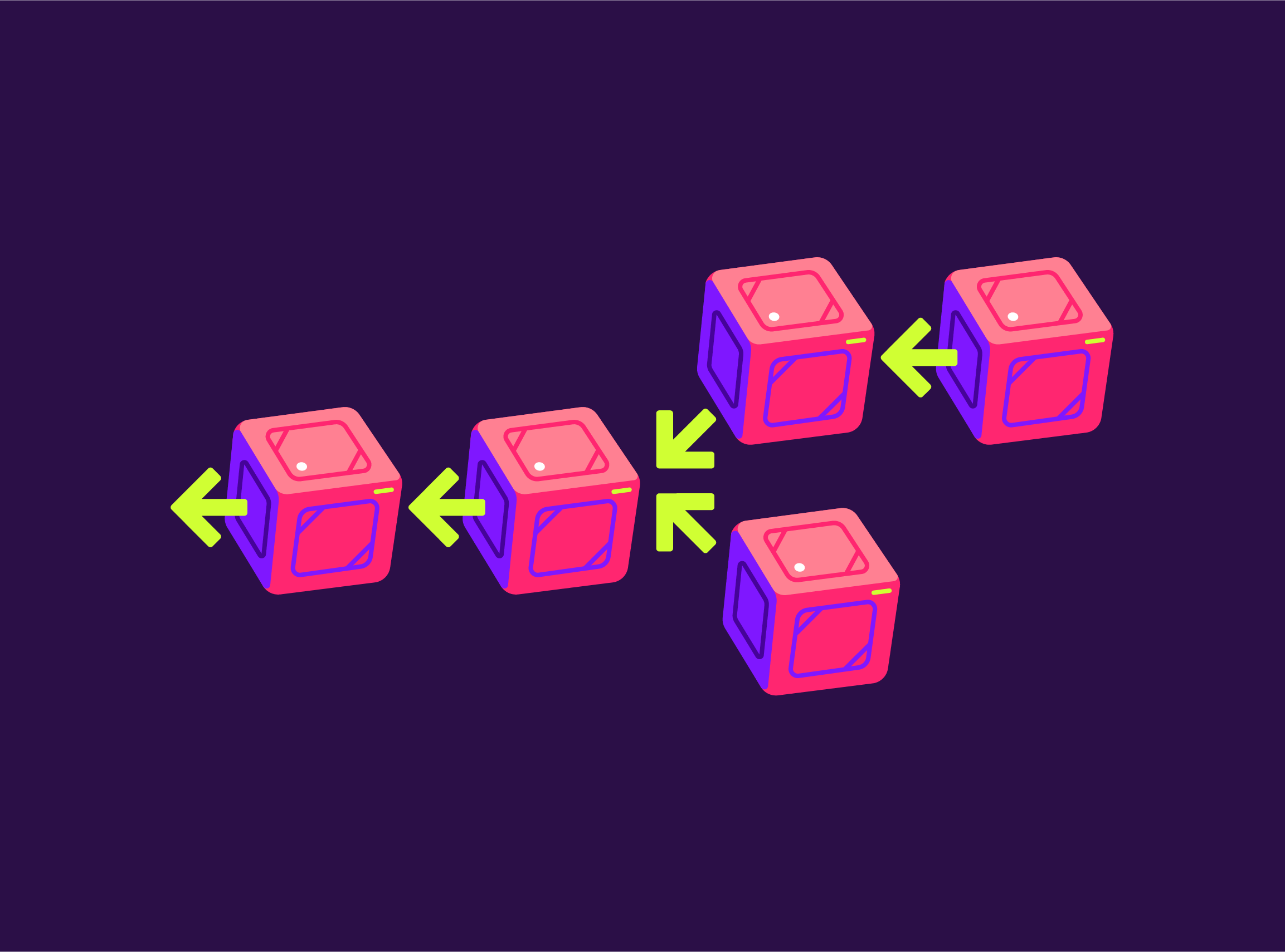 Blockchain blockchain design illustration polkadot tech vector web3