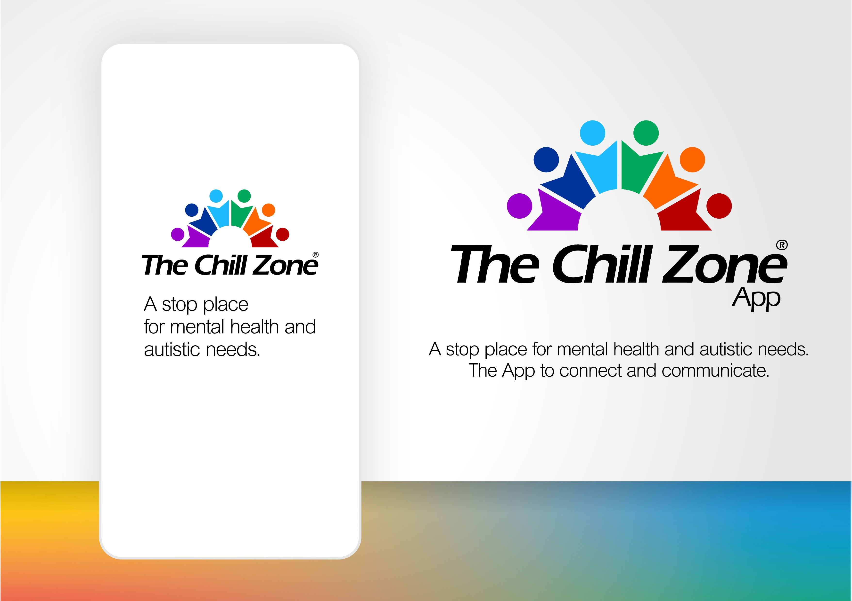 The Chill Zone App - UI/UX & Logo design logo logo design prototype ui ui design